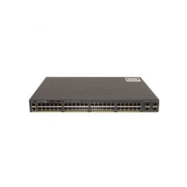 WS-C2960X-48LPS-L, Cisco Catalyst 2960-X Switch, 48xGigE PoE/370W/4x1G SFP