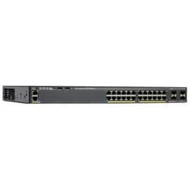 WS-C2960X-24PD-L, Cisco Catalyst 2960-X Switch, 24x GigE PoE, 370W, 2x10G SFP+