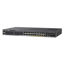 WS-C2960X-24PSQ-L, Cisco Catalyst 2960-X Switch, 24xGigE/8xPoE/2xSFP