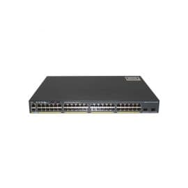 WS-C2960X-48FPD-L, Cisco Catalyst 2960-X Switch, 48xGigE PoE/2x10G SFP+/740W PoE