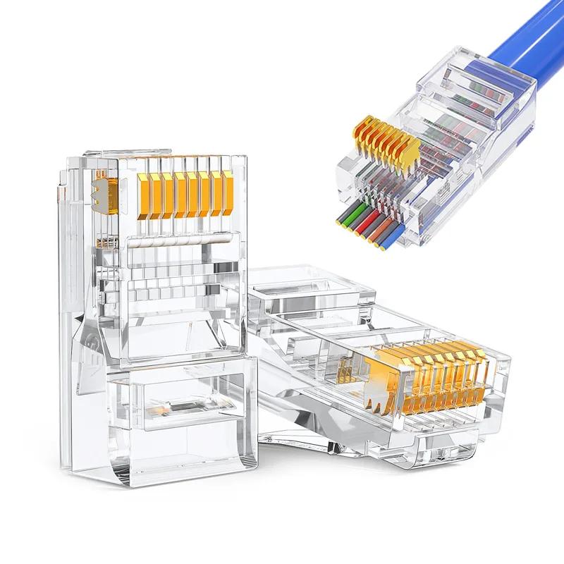 خرید سوکت میان گذر لگراند Cat6 مدل EZ-RJ45 (بسته 25 عددی) | بهترین قیمت