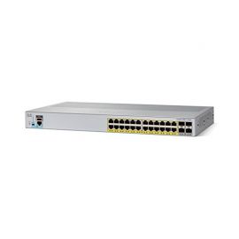 WS-C2960L-24PQ-LL, Cisco Catalyst 2960L Switch, 24xGigE PoE+/4x10G SFP+/LAN Lite