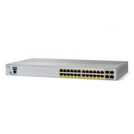 WS-C2960L-24PS-LL, Cisco Catalyst 2960L Switch, 24xGigE PoE/4x1G SFP/LAN Lite