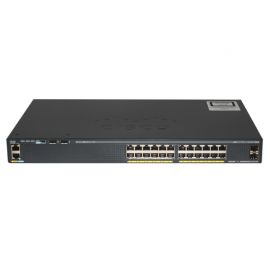 WS-C2960X-24TS-LL, Cisco Catalyst 2960-X Switch, 24xGigE/2x1G SFP/LAN Lite